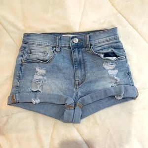 Light Blue Pacsun Jean Shorts